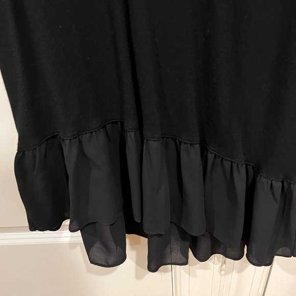 LOFT black top with flowy bottom - Picture 2 of 3